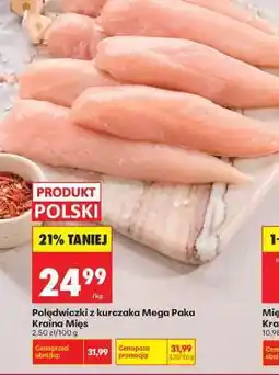 Biedronka Polędwiczki z kurczaka Mega Paka Kraina Mies oferta