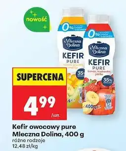 Biedronka Kefir owocowy pure Mleczna Dolina, 400 g oferta