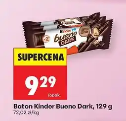 Biedronka Baton Kinder Bueno Dark, 129 g oferta
