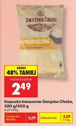 Biedronka Kapusta kwaszona Swojska Chata, 520 g/400 g oferta