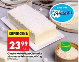 Biedronka Ciasto Kokosowa Chmurka z kremem Princessa, 400 g oferta
