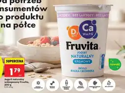 Biedronka Jogurt naturalny wzbogacany Fruvita, 200 g oferta
