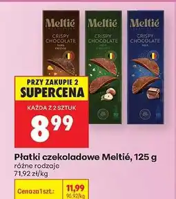 Biedronka Płatki czekoladowe Meltié, 125 g oferta