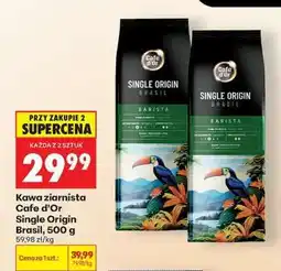Biedronka Kawa ziarnista Cafe d’Or Single Origin Brasil, 500 g oferta