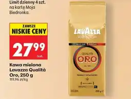 Biedronka KAWA MIELONA LAVAZZA QUALITÁ ORO 250 G oferta