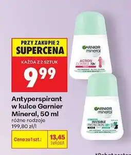 Biedronka Antyperspirant w kulce Garnier Mineral, 50 ml oferta