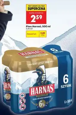 Biedronka PIWO HARNAŚ 500 ML oferta