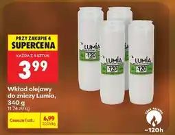 Biedronka Wkład olejowy do zniczy Lumia , 340 g oferta