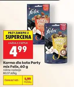 Biedronka Karma dla kota Party mix Felix 60 g oferta