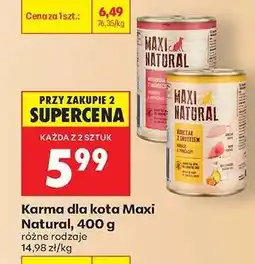 Biedronka Karma dla kota Maxi Natural, 400 g oferta