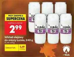 Biedronka Wkład olejowy do zniczy Lumia 240 g oferta