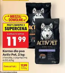 Biedronka Karma dla psa Activ Pet, 2 kg oferta