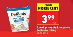 Biedronka Serek puszysty klasyczny Delikate, 150 g oferta