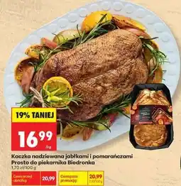 Biedronka Kaczka nadziewana jabłkami i pomarańczami Prosto do piekarnika Biedronka oferta