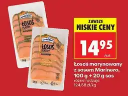 Biedronka Łosoś marynowany z sosem Marinero, 100 g + 20 g sos oferta