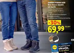 Lidl ESMARA/ESMARA MEN Buty zimowe damskie lub męskie oferta