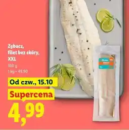 Lidl Zębacz, filet bez skóry, XXL oferta