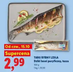 Lidl Dziki łosoś pacyficzny, tusza oferta