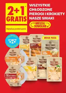 Biedronka Nasze Smaki Chłodzone Pierogi i Krokiety oferta