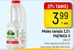 Delikatesy Piotruś Pan Mleko świeże 3,2% PIĄTNICA 1 oferta