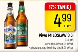 Delikatesy Piotruś Pan Piwo MIŁOSŁAW oferta