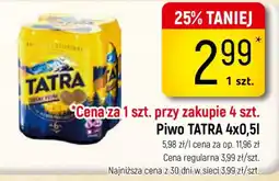Delikatesy Piotruś Pan Piwo TATRA oferta
