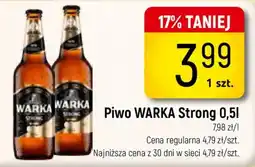 Delikatesy Piotruś Pan Piwo WARKA Strong oferta