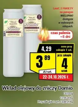 Premium Nasz Sklep Wkład olejowy do zniczy Domio oferta