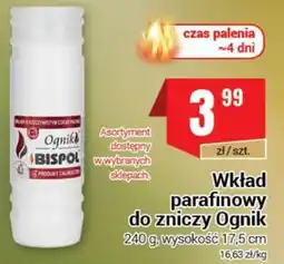 Premium Nasz Sklep Wkład parafinowy do zniczy Ognik oferta
