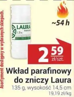 Nasz Sklep Wkład parafinowy do zniczy Laura oferta