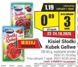 Delikatesy Sezam Kisiel Słodki Kubek Gellwe oferta