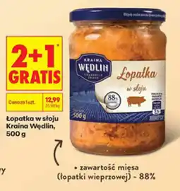 Biedronka Łopatka w słoju Kraina Wędlin oferta