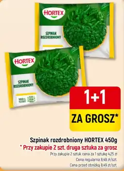 Delikatesy Piotruś Pan Szpinak rozdrobniony Hortex oferta