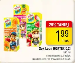 Delikatesy Piotruś Pan Sok Leon HORTEX oferta