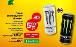 Żabka Napój energetyczny Monster oferta