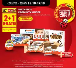 Biedronka Wszystkie produkty kinder oferta
