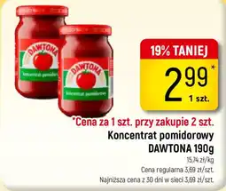 Delikatesy Piotruś Pan Koncentrat pomidorowy DAWTONA oferta