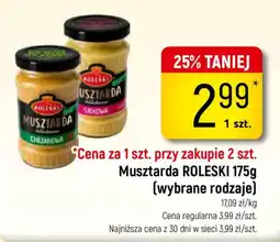 Delikatesy Piotruś Pan Musztarda ROLESKI oferta