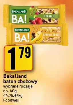 Market Jan Bakalland baton zbożowy wybrane rodzaje oferta
