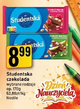 Market Jan Studentska czekolada oferta