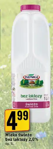 Market Jan Mleko świeże bez laktozy 2,0% Piątnica oferta