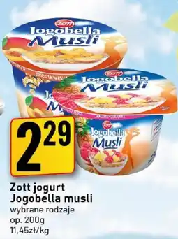 Market Jan Zott jogurt Jogobella musli oferta