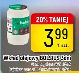 Delikatesy Piotruś Pan Wkład olejowy BOLSIUS 3dni oferta