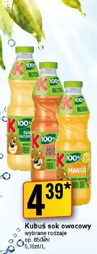 Market Jan Kubuś sok owocowy oferta