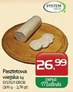 Malinka Market Pasztetowa wiejska kg SYSTEM DROG oferta