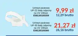 AT Uchwyt paskowy UP-22 biały odporny na UV oferta