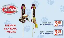 AT ZABAWKI DLA KOTA - WĘDKA Pet Nova oferta