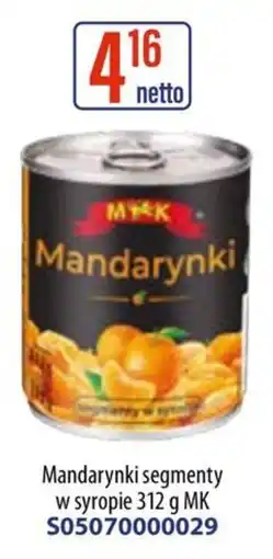 AT Mandarynki segmenty w syropie MK oferta