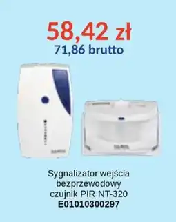 AT Sygnalizator wejścia bezprzewodowy czujnik PIR NT-320 oferta