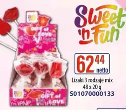 AT Sweet 'n Fun Lizaki 3 rodzaje mix oferta